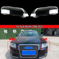 กรอบไฟหน้ารถยนต์ครอบไฟหน้ารถยนต์แบบ2011ไฟหน้าสำหรับ Audi A6 C6 2007 2008 2009 2010