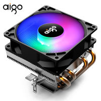 Aigo New Arrival CC94 LED CPU Cooler Colorful fan cooling AMD In 4s 90mm PC CPU silent CPU FAN Low Price Support 2011