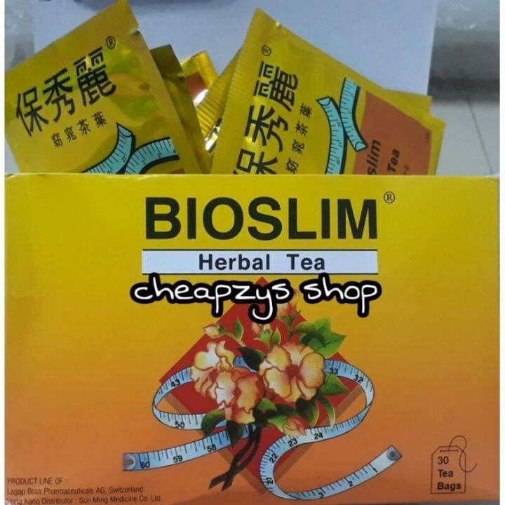 Bioslim Herbal Tea Bag Lazada PH