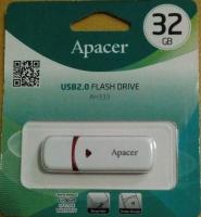 FLASH DRIVE (แฟลชไดร์ฟ) APACER 32 GB USB 2.0 [AP32GAH333W-1]