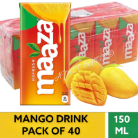 Maaza Juice - Mango Refresh 150 ml (PACK OF 40)