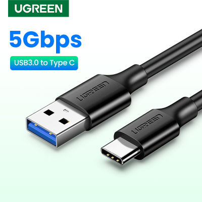 UGREEN USB Type C 5 G Bps สายเคเบิ้ลสำหรับ Samsung Galaxy S9หมายเหตุ8 9 USB 3.0ประเภท-C 3A อย่างรวดเร็วชาร์จสายเคเบิลข้อมูลสำหรับ Xiaomi 11สาย USB