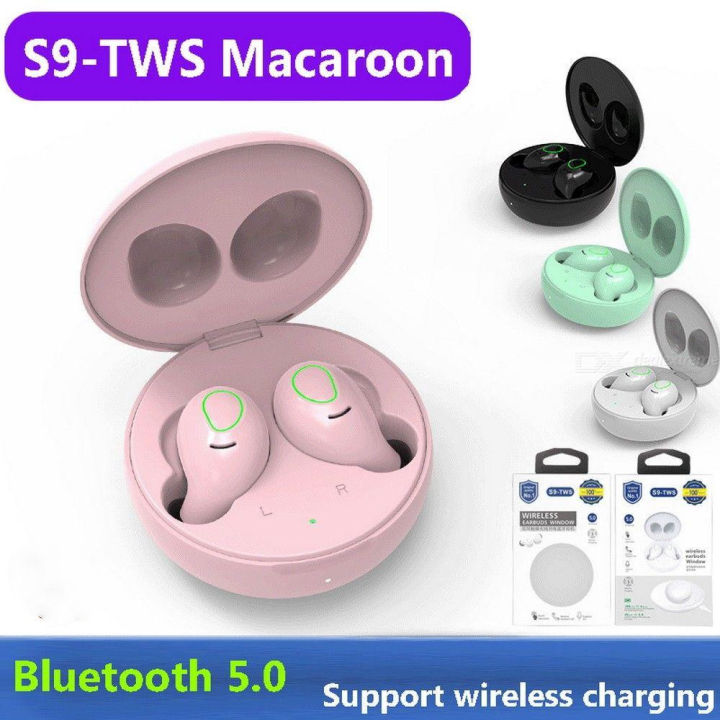 Original S9 TWS Earbuds Apple Airpods Macaron Wireless 5.0