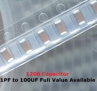 100PCS 1206 SMD Capacitor Kit 0.33UF 0.47UF 330NF 470NF 1UF 2.2UF 4.7UF 50V 105 334 474 225 475 K/M/Z X7R Capacitance 50V