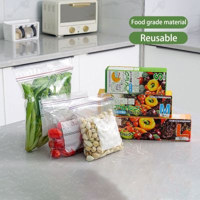 Food Preservation Ziplock Plastic Zip Bags Reusable Plastic Bag Sachet Plastique Transparent Bolsas Ziploc Leak proof Containers