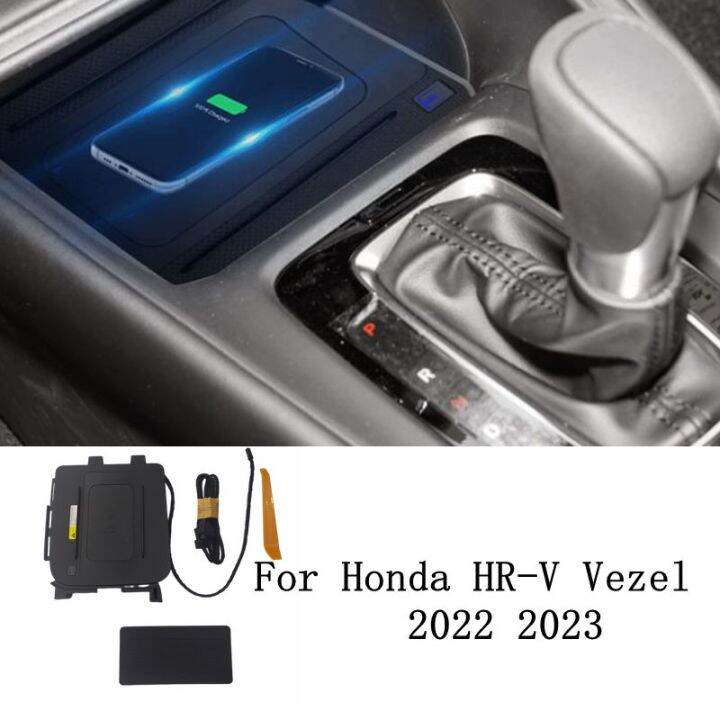 29 Car Qi Wireless Charger For Honda HRV RS HRV Vezel 2022 2023