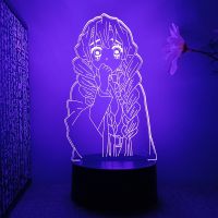 ✕ Demon slayer kimetsu no yaiba Mitsuri Kanroji 3d led lamp for bedroom manga night lights anime action figure Decoration gift