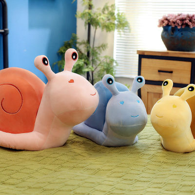 Plush Cartoon Toy Snail Reptile Doll Stuffed Pillow Animal Kids Gift Birthday
