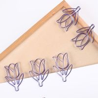 【jw】✗  12Pcs Paperclips Kawaii Stationery Planner Paper Bookmarks for Book Binder Clip School Supplies