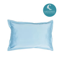 LOFTYSOFT ปลอกหมอน Cotton Silk 550 เส้นด้าย Elegance Collection - Arctic Blue