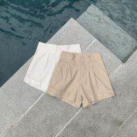 Nitha.w รุ่น Lin Shorts กางเกงขาสั้นผ้าลินิน