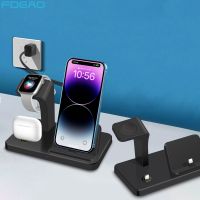 3 in 1 Charging Station 18W Fast Wireless Charger Stand for Multiple Apple Devices For All iPhone 14 13 12 11 iWatch 8 7 AirPods