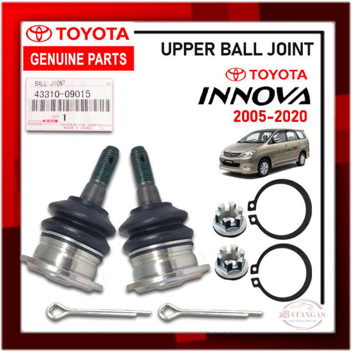 TOYOTA GENUINE UPPER BALL JOINT TOYOTA INNOVA 20052020 (2PCS) PART NO