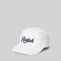 Polo Ralph Lauren หมวกผู้ชาย Cap Hat-AppliquÃ©d Twill Ball Cap รุ่น MAPOHGS0J421351 สีขาว