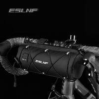 2023✵✓▨ ESLNF Bike Front Tube Bag Storage Roll Bag Waterproof Bicycle Handlebar Basket Pack Portable Large Capacity Cycling Accessory