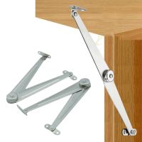 2Sets Lid Support Hinges Cabinet Door Folding Hinge Kitchen Cupboard Positioning Rod Lift Up Flap Support Furniture Hardware