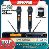 SHURE-UR30D wireless microphone มืออาชีพ UHF ไมโครโฟนไร้สายเวทีขนาดใหญ่ประสิทธิภาพกลางแจ้งบ้านKTVร้องเพลงสดหนึ่งลากสองไมโครโฟนไร้สาย