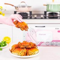 30pcs Disposable Food Prep Gloves Latex Free Multifunction Food Grade Nitrile Household Hand Wear For Cooking Cleaning Painting