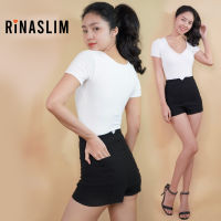 กางเกงขาสั้น สีดำ กางเกงลิซ่า ทรงเกาหลี เสื้อผ้าแฟชั่น RINASLIM Short