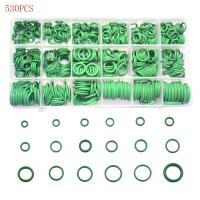 530PCS Rubber O-Ring Gasket 18 Size Sealing Ring Kit Repair O-Ring for Car A/C System R134A Air Conditioning Gasket Washer Set