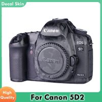 สำหรับ Canon 5D2 5DII รูปลอกผิวไวนิลห่อฟิล์มกล้องร่างกายป้องกันสติ๊กเกอร์เสื้อ EOS 5DM2 5D MARK2 MarkII MARK 2 II