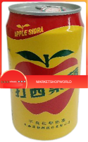 (แพ็ค 2 ป๋อง)Apple Soda Apple Sidra 330 ml/แอปเปิ้ลโซดา แอปเปิ้ลสีดร้า 330 มล