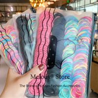 （A VOGUE）✙ 500pcs/lot 3CM Hair Accessories Girls Rubber Bands Scrunchy Elastic Kids Baby Headband Decorations Ties Gum for