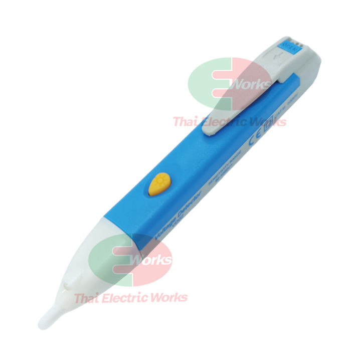 ปากกาวัดไฟ-ปากกาเช็คไฟฟ้า-220v-ปากกาทดสอบไฟฟ้า-แบบไม่สัมผัส-voltage-alert-pen-พร้อมไฟ-led-ในตัว-แถมฟรี-ถ่าน-aaa-2-ก้อน