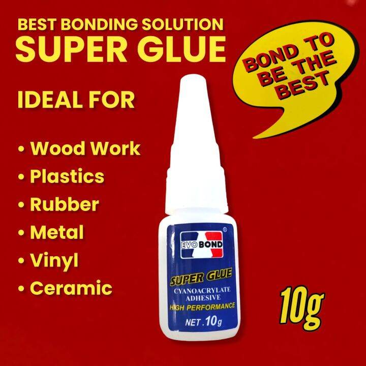 ORIGINAL Evobond Cyanoacrylate 10G Super Glue Adhesive Evo Bond Cyno