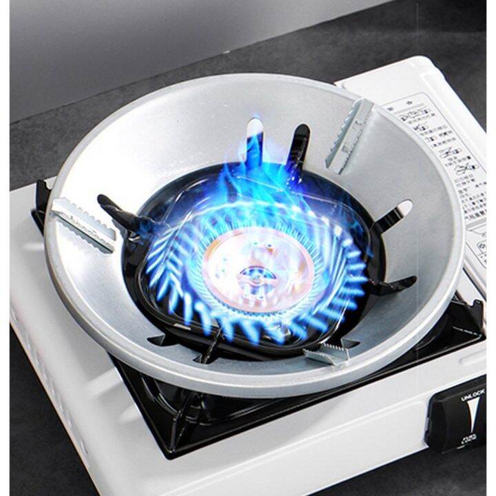 Gas Stove Windproof Energysaving Cover Heat Insulation Pot Rack