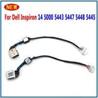 1-10Pcs New DC Power Cable Jack Charging Port Socket For Dell Inspiron 14 5443 5447 5448 5445 Computer Connection