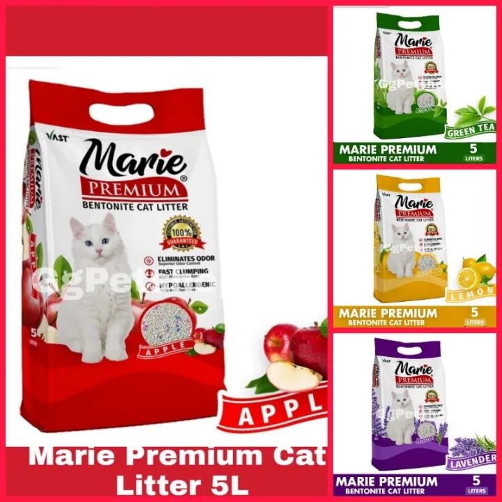 Marie Premium Clumping Cat Litter 5L Lazada PH