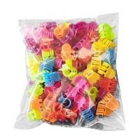 Plant Support Clips 100pcs Tomato Clip Garden Clips Plant Clips Colorful Trellis Clips for Climbing Plants Grow Upright Flower and Vine Clips for Orchid Vine Stems elegantly