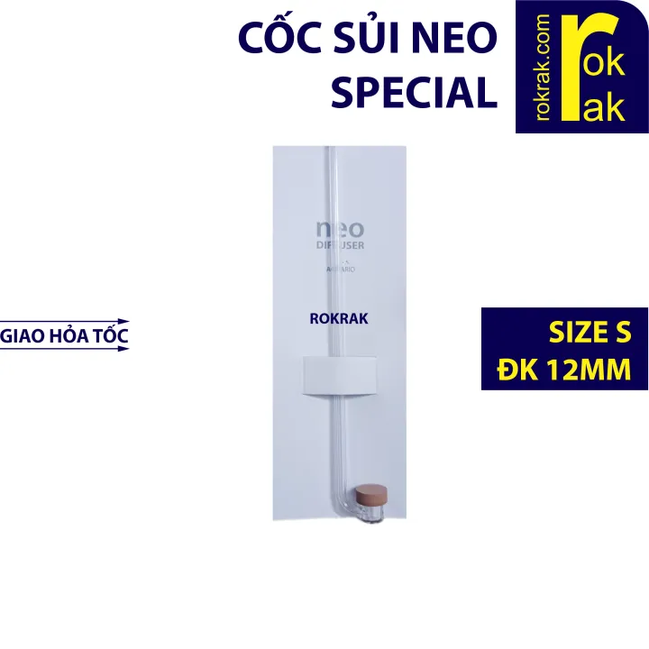 Cốc Sủi Co2 Neo Special Diffuser Size S Sieu Mịn Cho Hồ Thủy Sinh Lazada Vn
