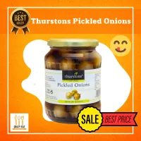 Thurstons Pickled Onions 650g โทสเทินส์ หัวหอมดอง 650 กรัม หัวหอมแก้หวัด หัวหอมแบ่งปลูก หัวหอมลดน้ำมูก