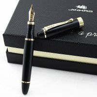 JINHAO X450 advanced fountain pen 18K GP Nib ink pen Frosted black metal Pen choose calligraphy pen hot selling  Pens