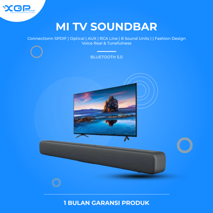 Xiaomi Mi TV Soundbar Wired Wireless Audio with 8 Speakers Original ...