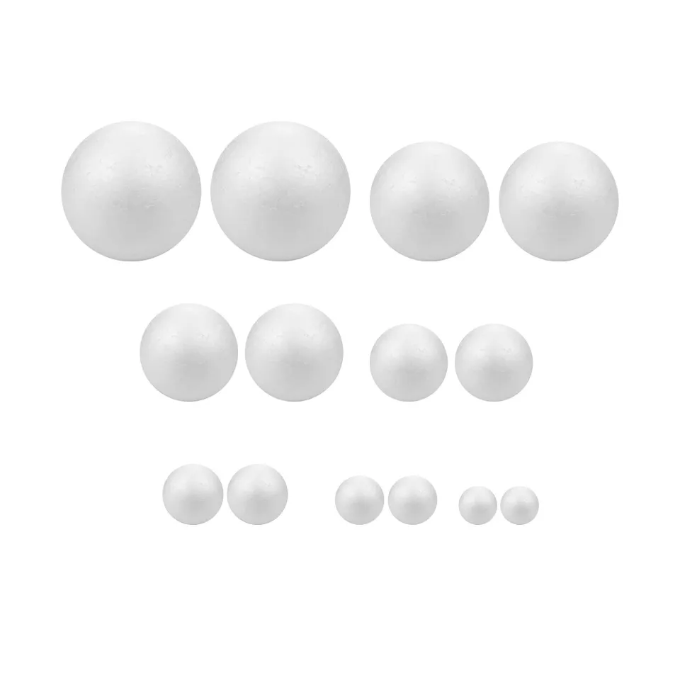 Flameer 14Pcs Foam Balls Foam Polystyrene Balls for Birthday Party