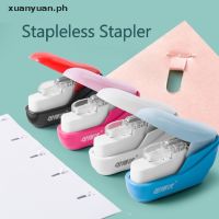 XUAN Book Paper Stapling Stapleless Stapler School Office Supplies