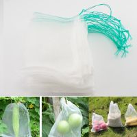 10x Reusable Food Grade Nylon Kitchen Storage Bags Net Filter Anti-Bird Mesh Washable Garden Vegetable Fruit Protection Bag Colanders Food Strainers