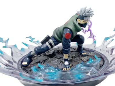 อะนิเมะนารูโตะ Shippuden Hatake Kakashi Raisetsu Ver. ของขวัญตุ๊กตาโมเดลของเล่นเด็กสะสมรูปปั้นตุ๊กตาขยับแขนขาได้ PVC GK 14Cm