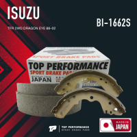 ก้ามเบรค หลัง ISUZU TFR 2WD 88-02 DRAGON EYE - TOP PERFORMANCE JAPAN BI 1662S / BI1662S - ผ้าเบรค ดรัมเบรค อีซูซุ มังกรทอง / brake shoes