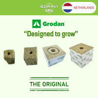 Grodan Rockwool cube ร็อควูล โกรแดนร็อควูลก้อน เพาะเมล็ด เพาะชำ ไฮโดรโปนิกส์