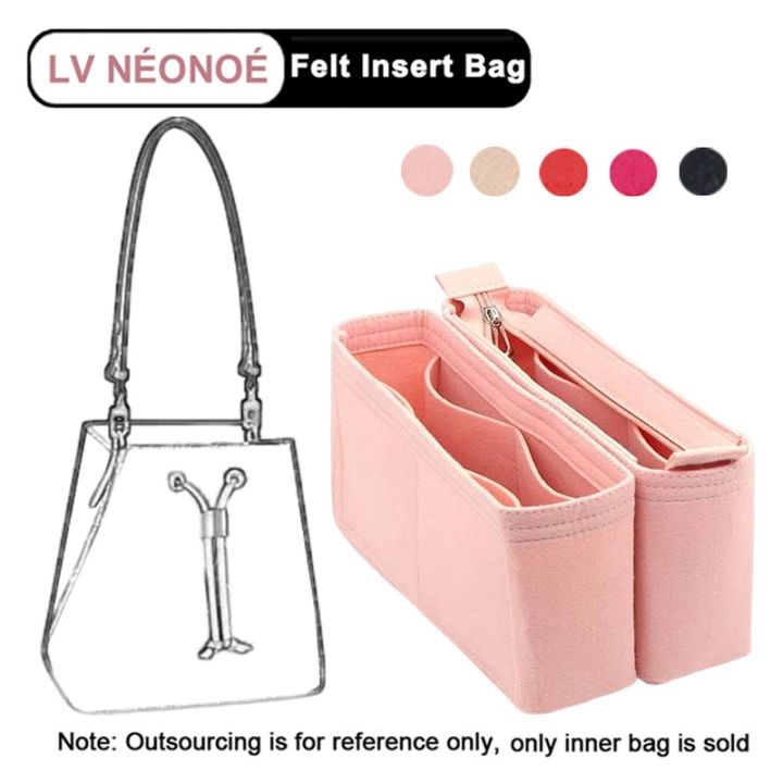 Felt Insert Bag Organizer for LV Neonoe Makeup Handbag Organizer Women  Travel Inner Purse Portable Cosmetic Inside Bag