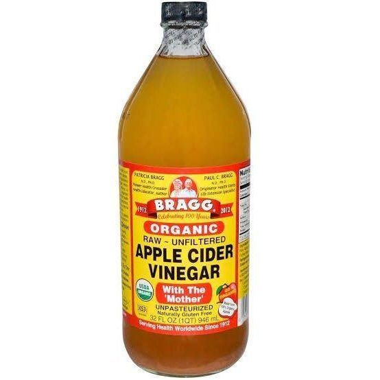 แบรค น้ำส้มสายชูหมักจากแอปเปิ้ล ออร์แกนิค (Bragg Apple Cider Vinegar Organic) 946 ml.