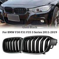 Rhyming Kidney Grille Front Bumper Racing Air Intake Grill Fit For BMW 3Series F30 F31 F35 2012-2019 320i 325i Chrome Plating