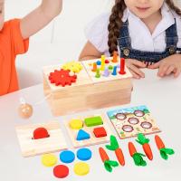 กล่องคงทนของเล่น Montessori วัตถุ Miffer สำหรับ Kado Ulang Tahun โรงเรียนเด็ก