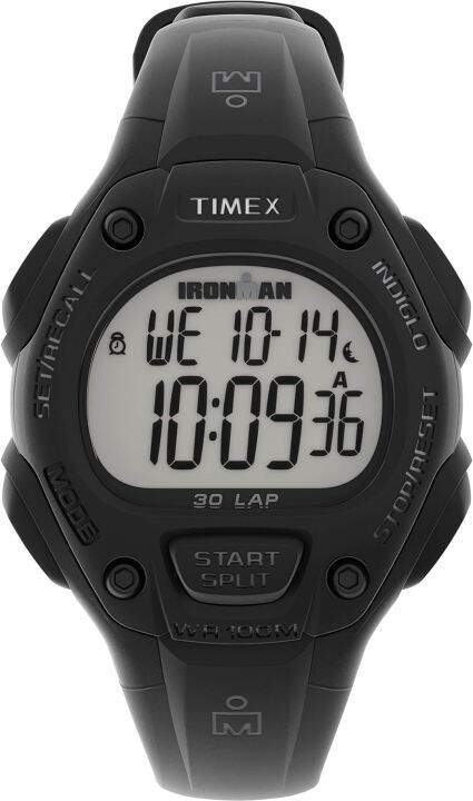 Timex Unisex Ironman Classic 30 34mm Watch Black | Lazada.co.th