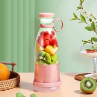 Mini Electric Juicer Portable Smoothie Blender Usb Rechargeable Mixer Personal Shakes Cup Bottle Wireless Smoothie Ice Maker