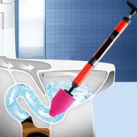 High Pressure Toilet Unblock One Shot Toilet Pipe Plunger Silicone Quickly Unblock Household Toilet Sewer Dredging Plunger Traps Drains